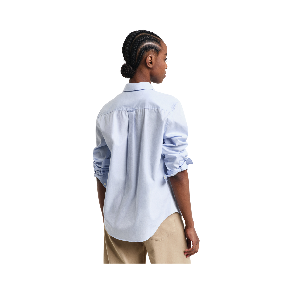 Regular Poplin Shirt - Blue