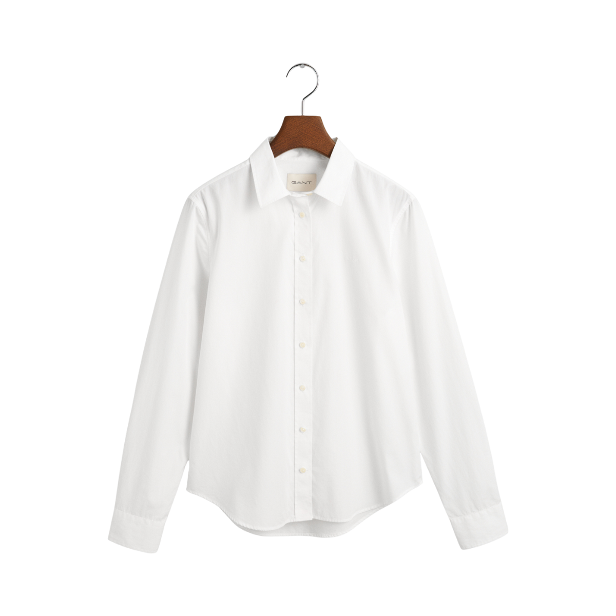 Regular Poplin Shirt - White