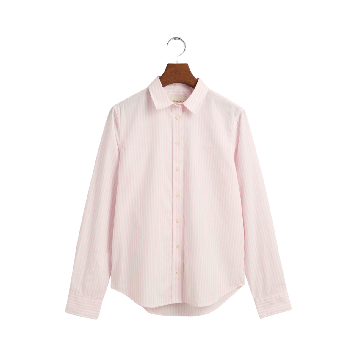 Poplin Striped Shirt - Pink