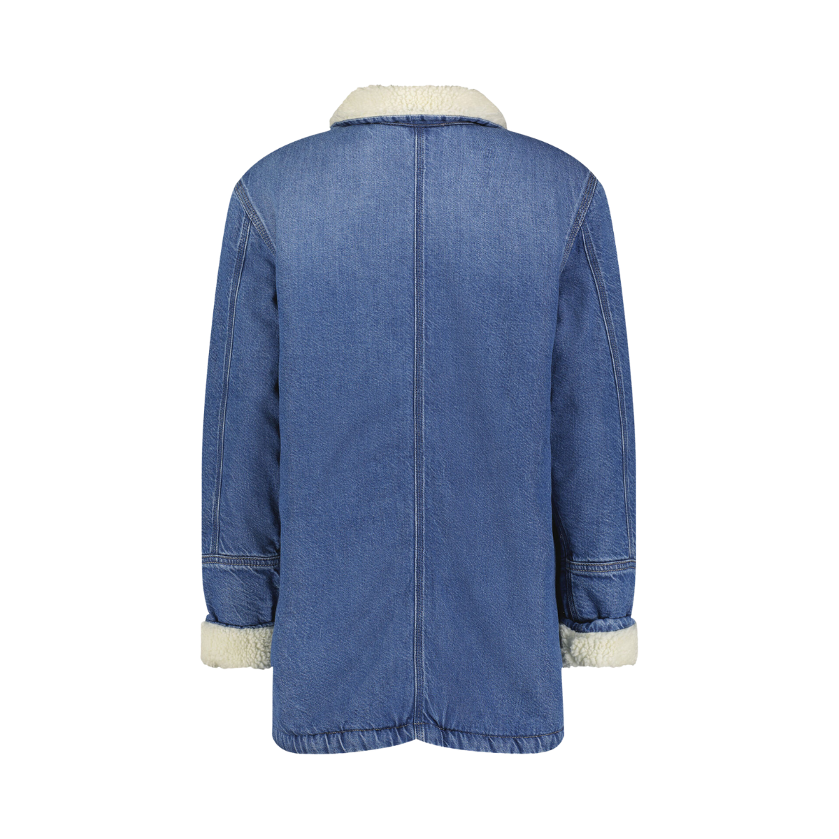 Sherpa lined chore jacket - Blue