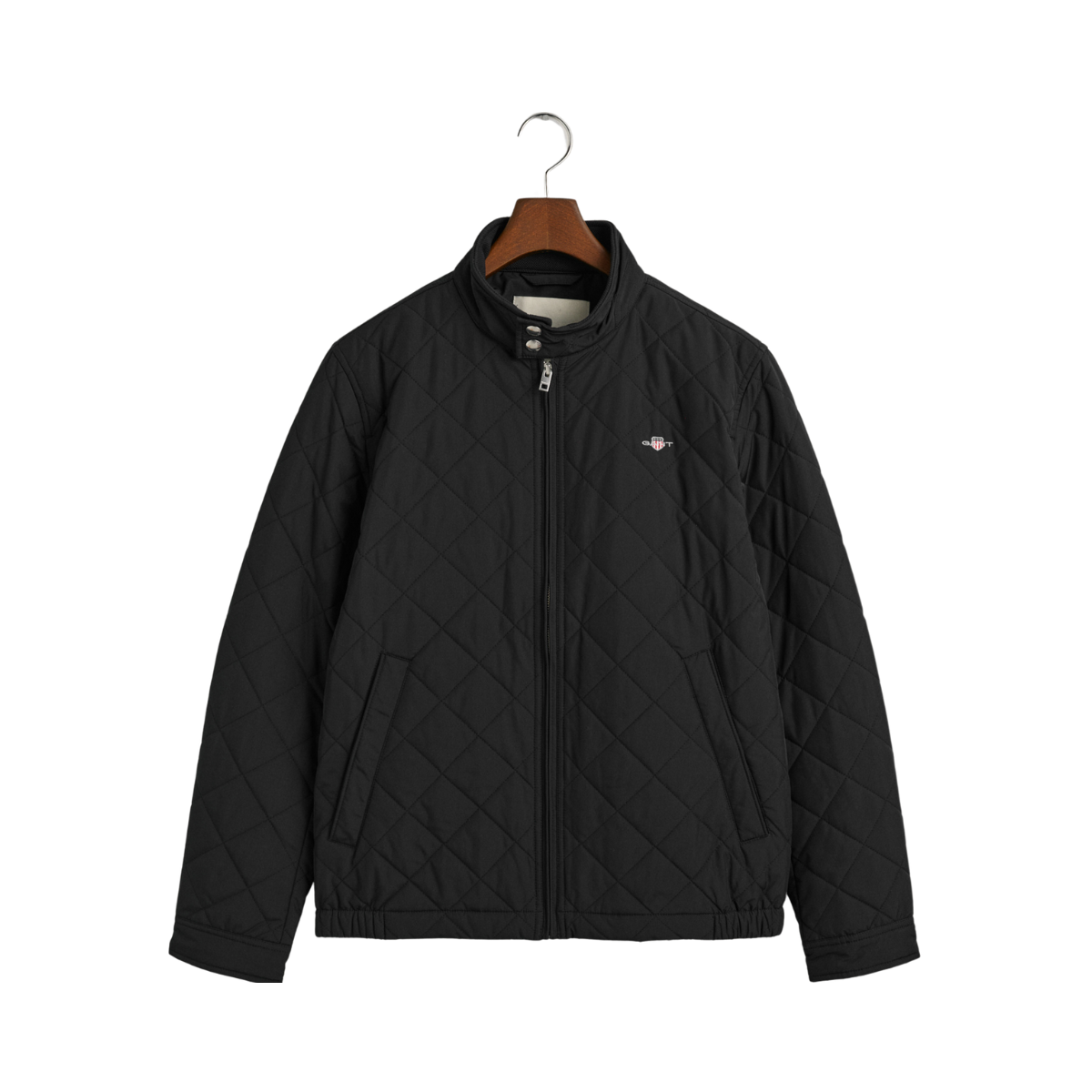 Quilted Windcheater - Black