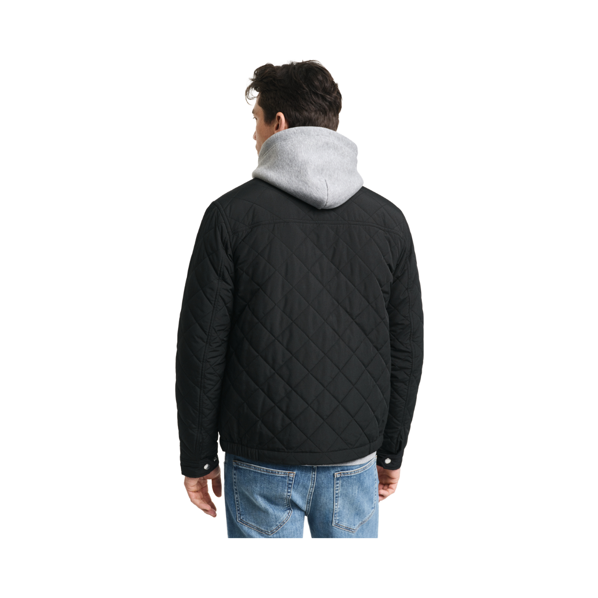 Quilted Windcheater - Black