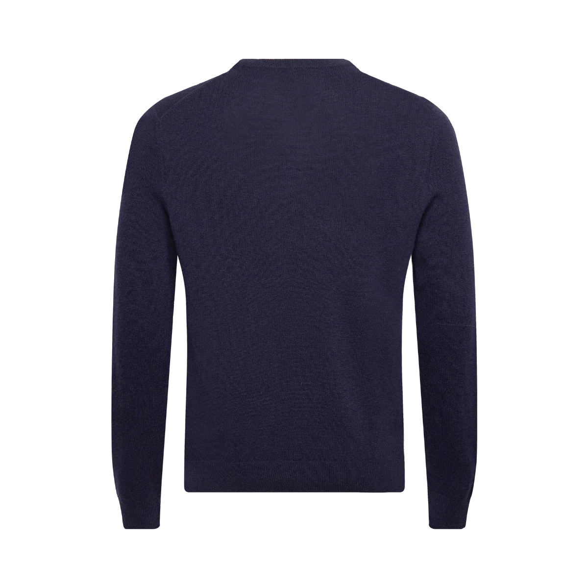 EXTRAFINE LAMBSWOOL V-NECK - Navy