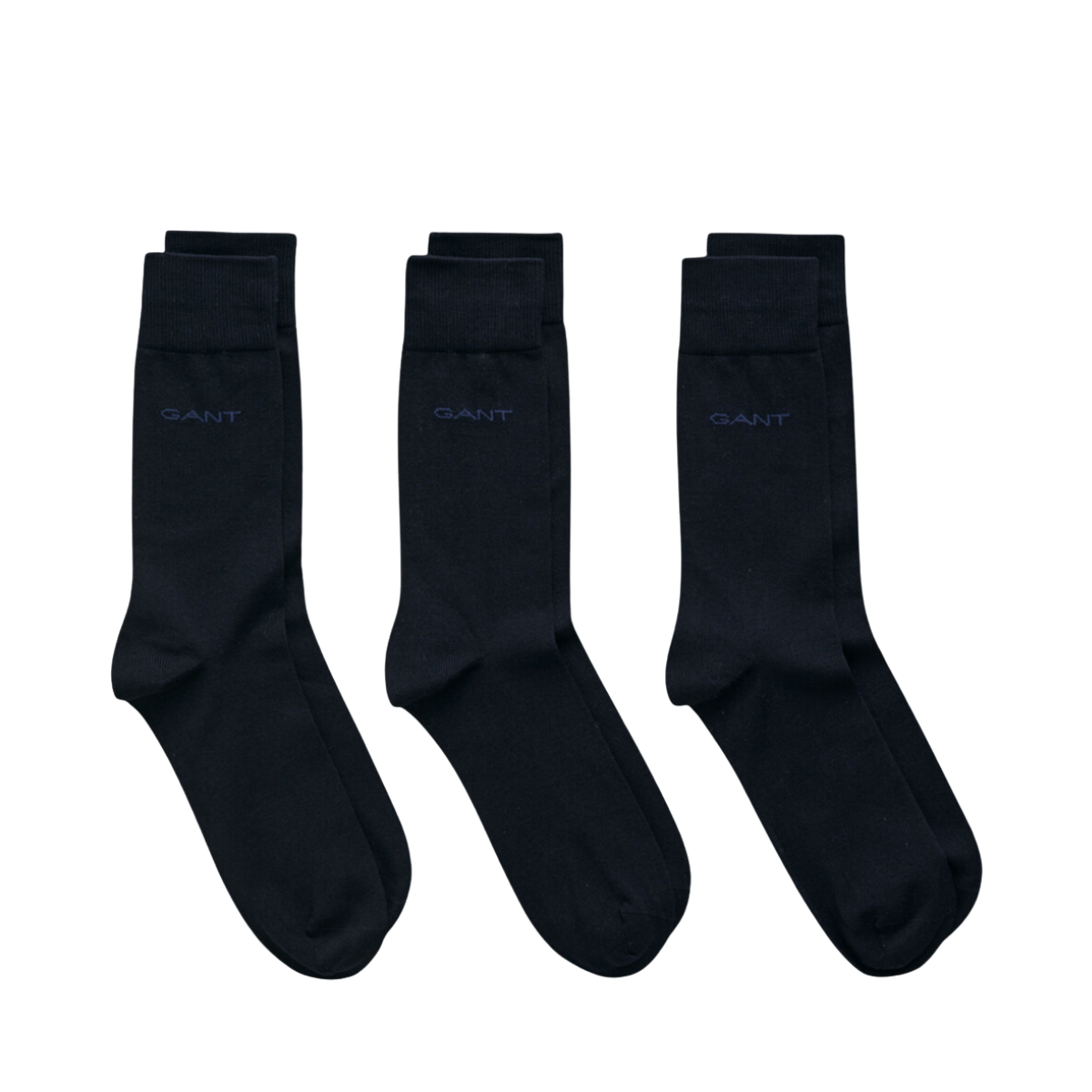 Mercerized Cotton Socks 3-Pack - Blue