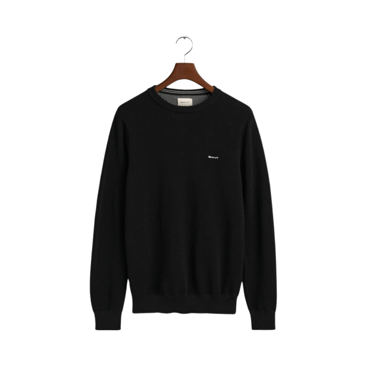 Superfine Lambswool C-Neck - Black