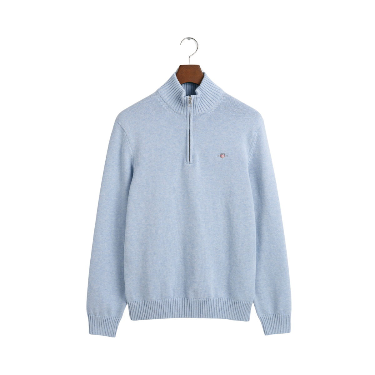 Casual Cotton Halfzip - Blue