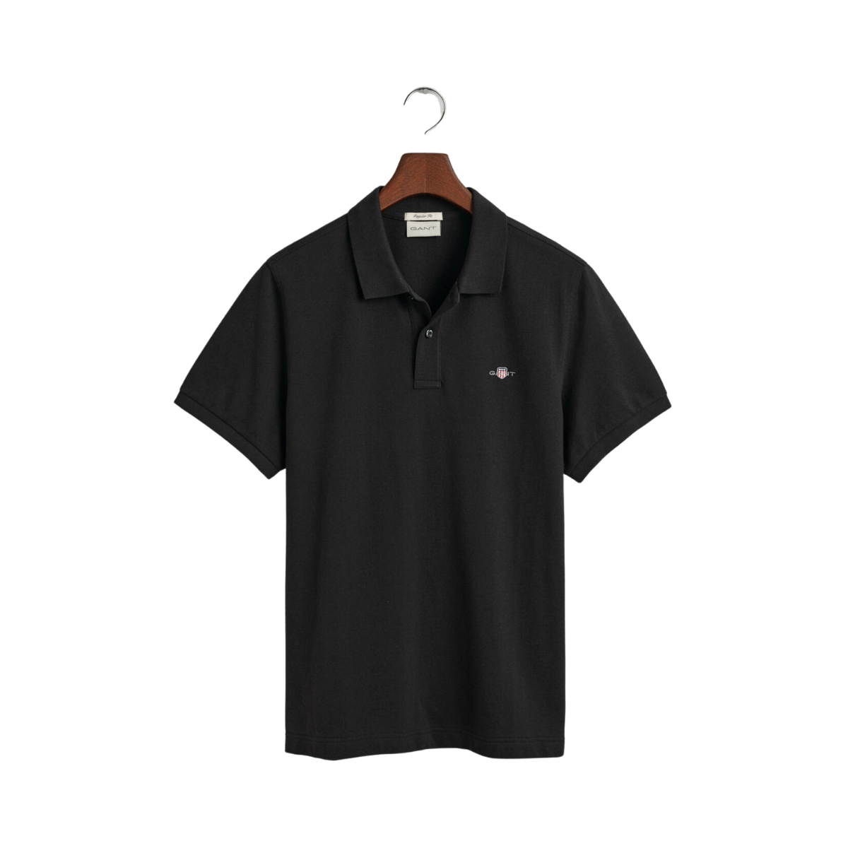 Shield SS Pique Polo - Black