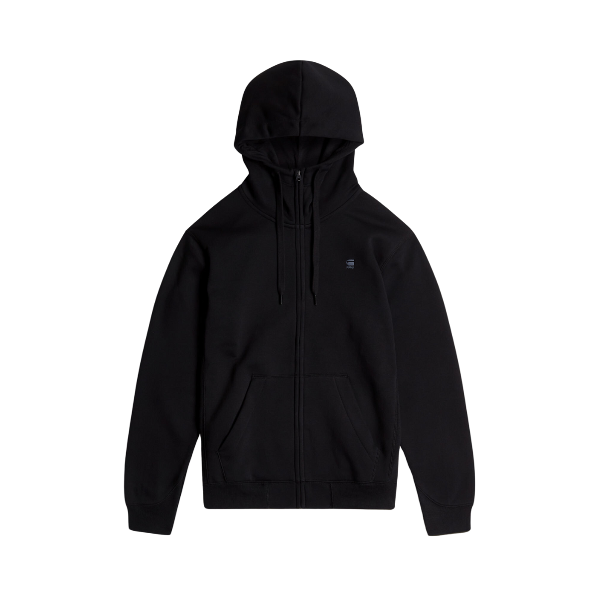 Premium Core Hooded Zip - Black