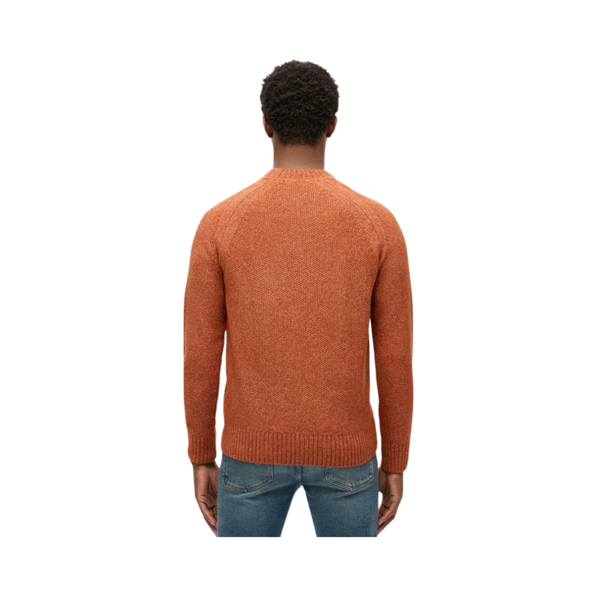 Chunky raglan jumper - Orange