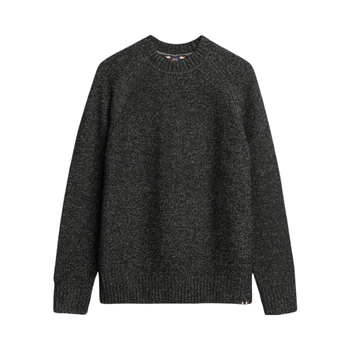 Chunky raglan jumper - Black