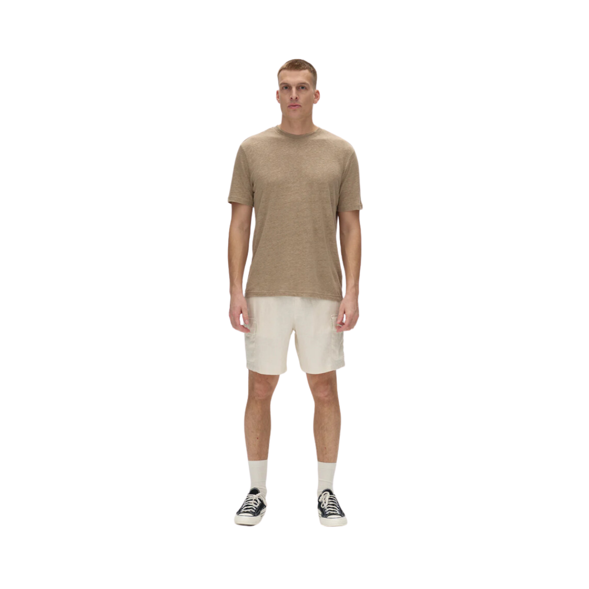 Duke Linen SS Tee - Coriander