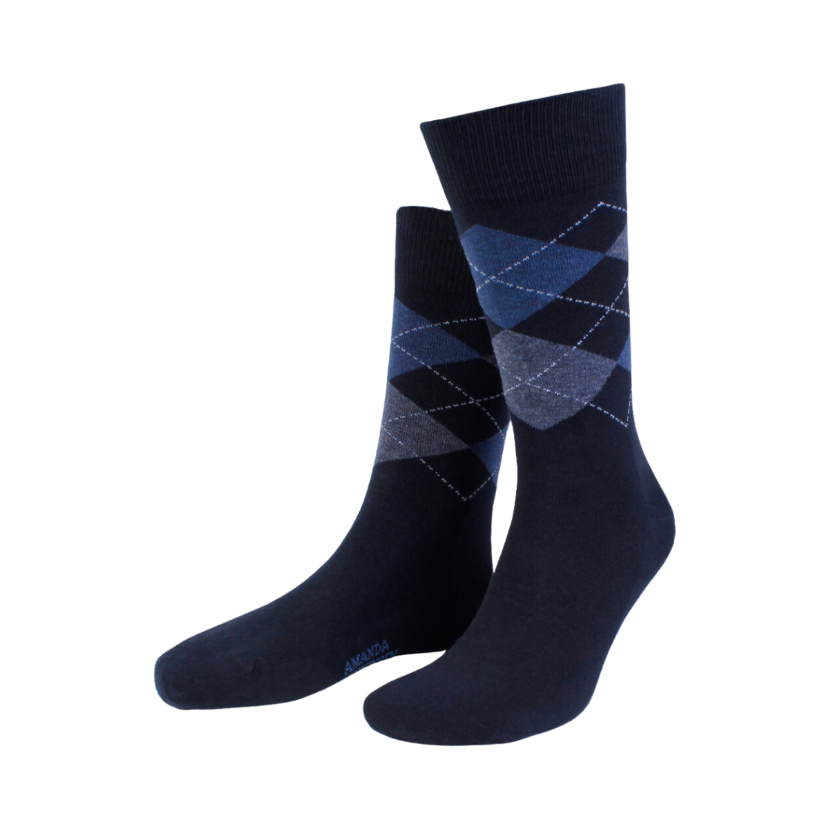 True Ankle Argyle - Navy