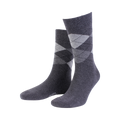 True Ankle Argyle - Grey