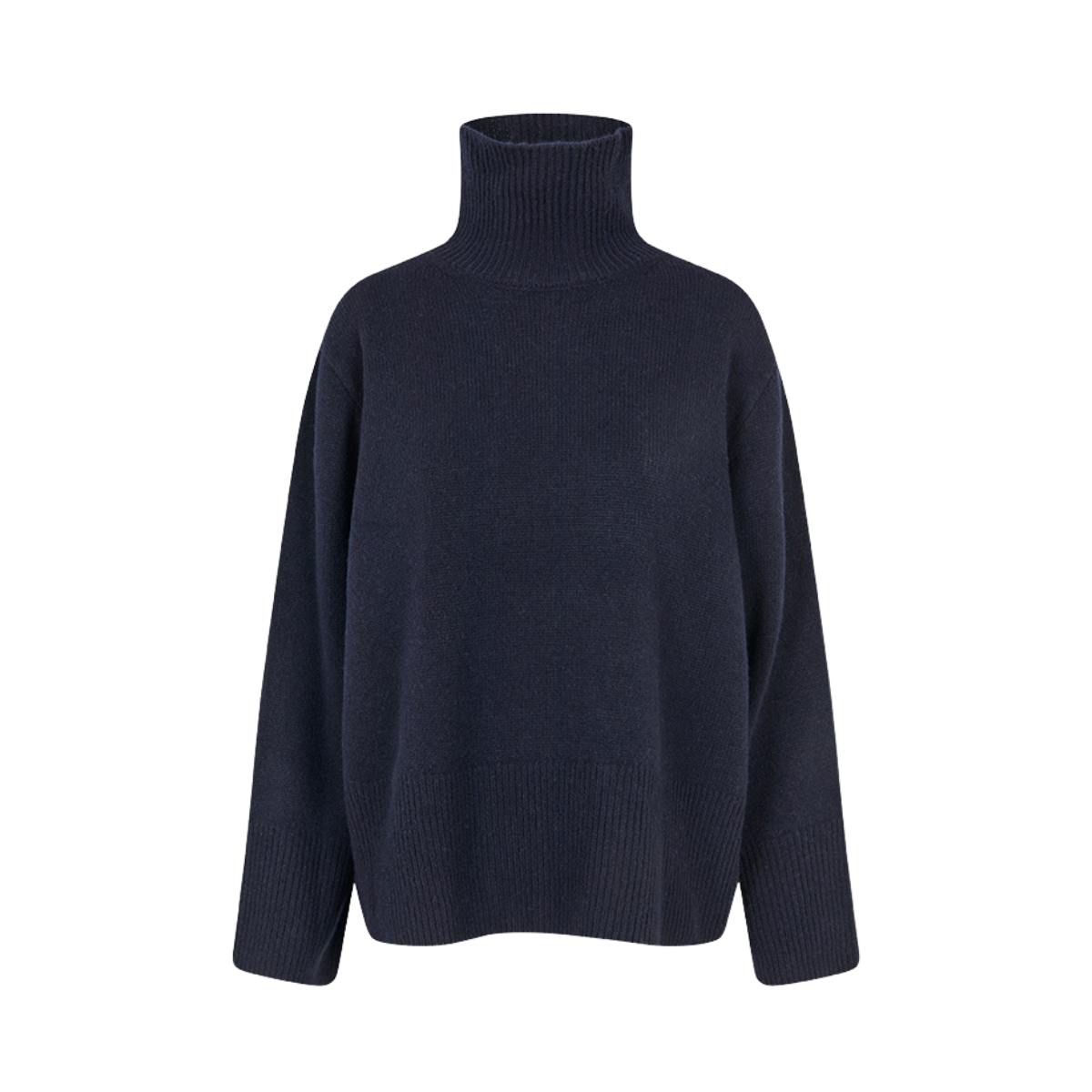 Alpha Knit T-Neck - Navy