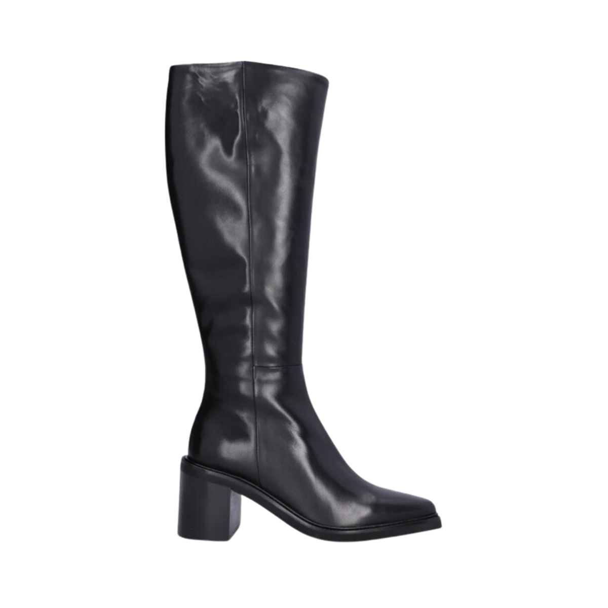 Calf Long Boots - Black