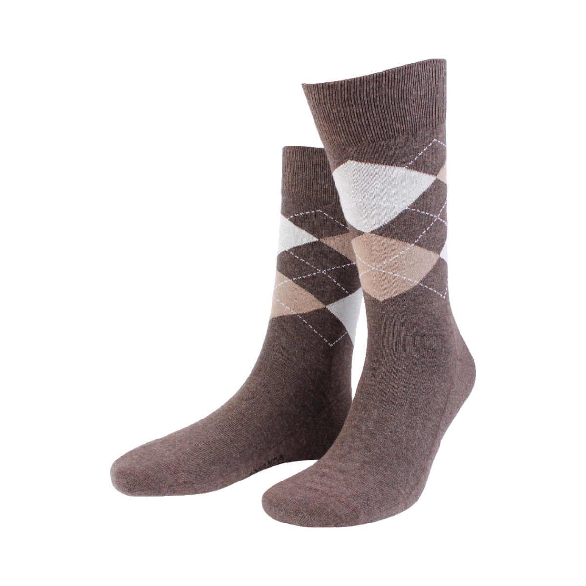 True Ankle Argyle - Brown