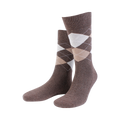 True Ankle Argyle - Brown