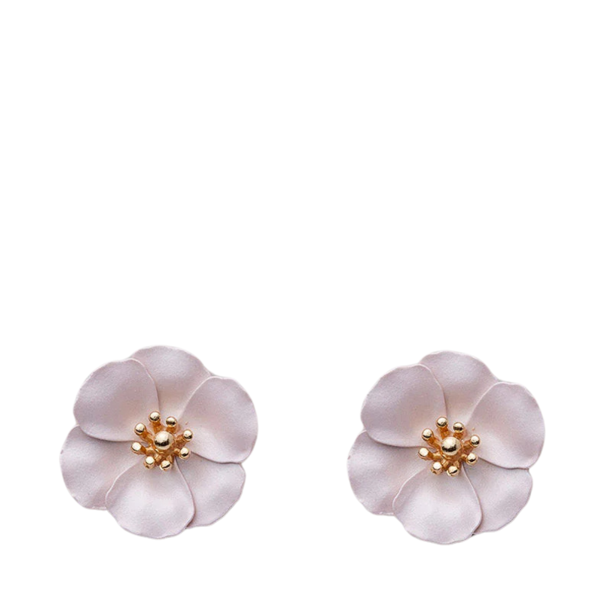 Flowe Small Earring - Pearl Pink