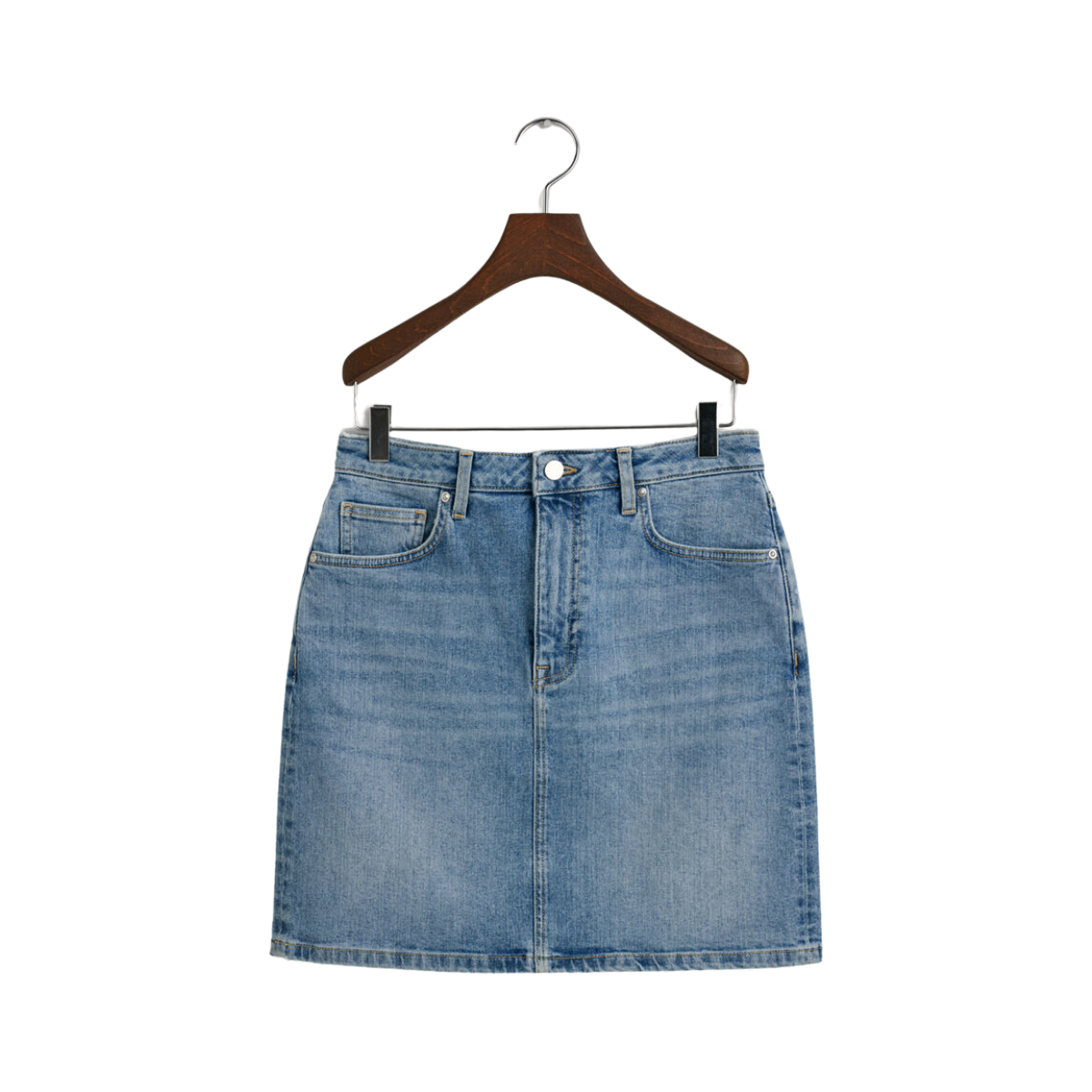 Regular Denim Skirt - Blue