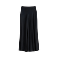 Hana Satin Skirt - Black