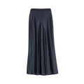 Hana Satin Skirt - Navy