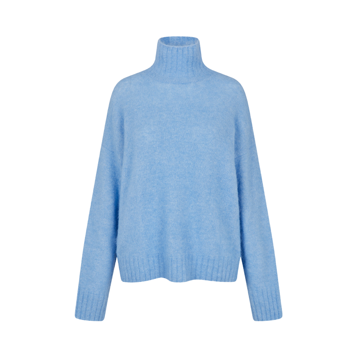 Ina Knit T-Neck - Blue