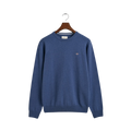 Superfine Lambswool C-Neck - Blue