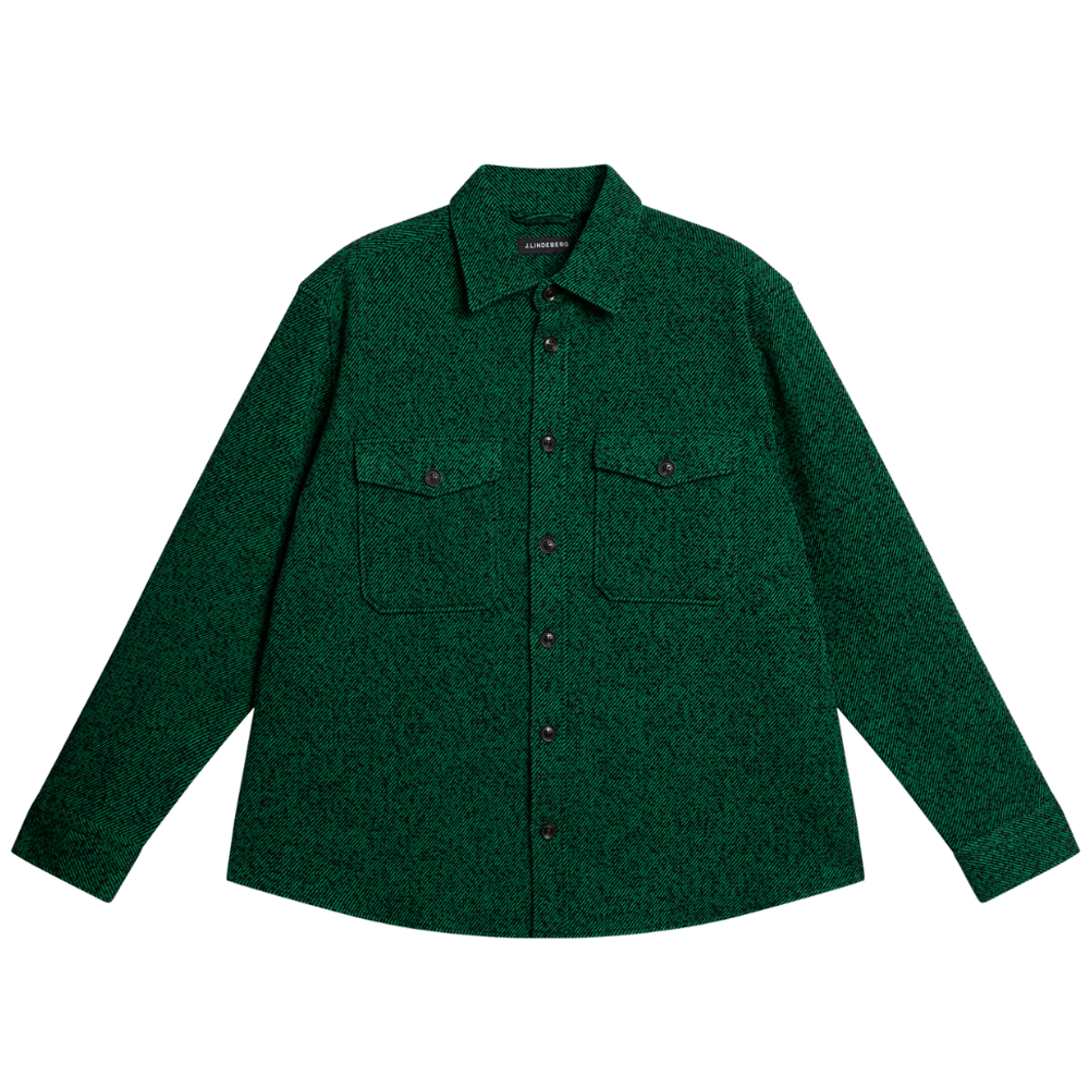 Carter Wool Overshirt - Green