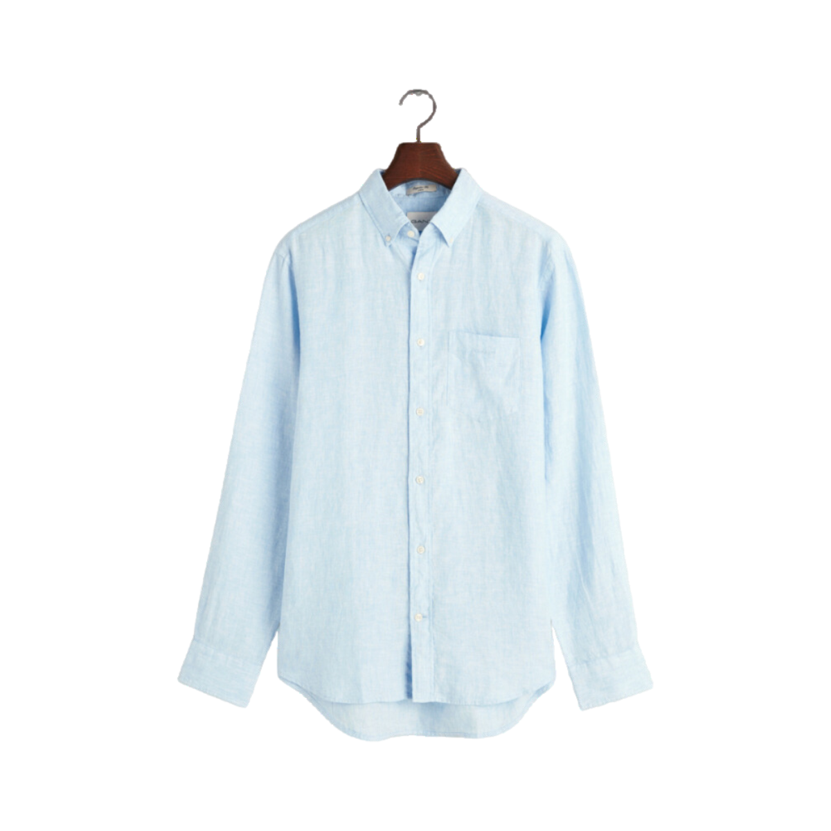 Regular Linen Shirt - Blue