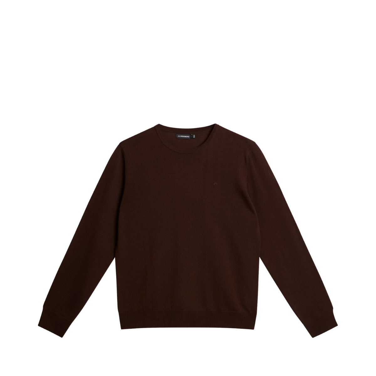 Keane Merino Crew Neck Sweater - Brown