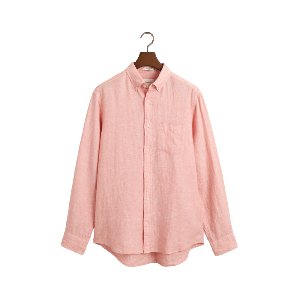 Regular Linen Shirt - Pink