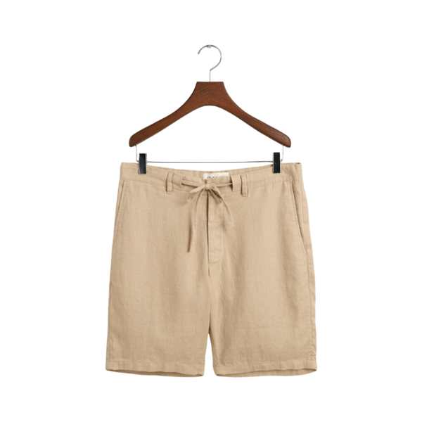 Relaxed Linen DS Shorts - Dry Sand