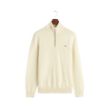 Casual Cotton Halfzip - White