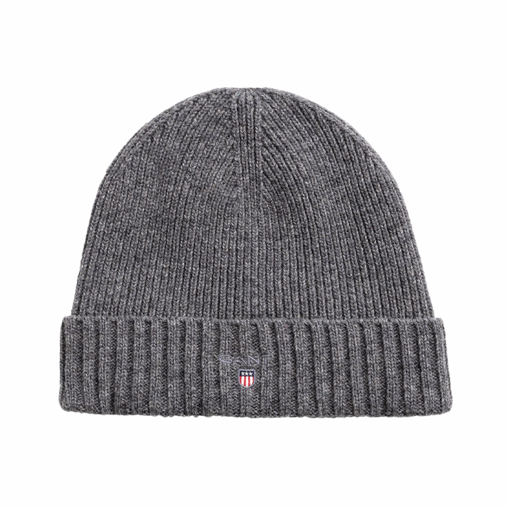 Wool Lined Beanie - Grey