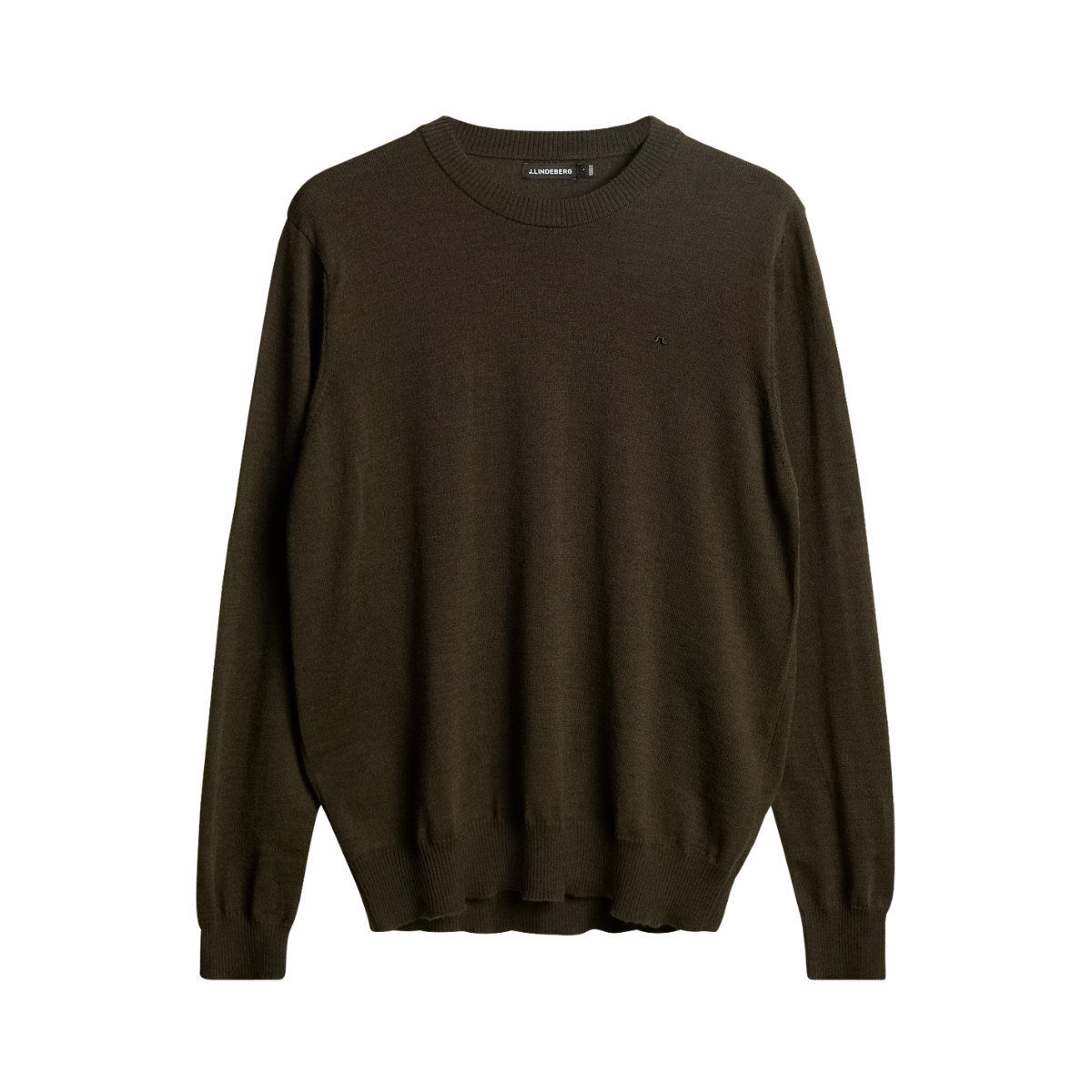 Keane Merino Crew Neck Sweater - Green