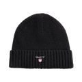 Wool Lined Beanie - Black