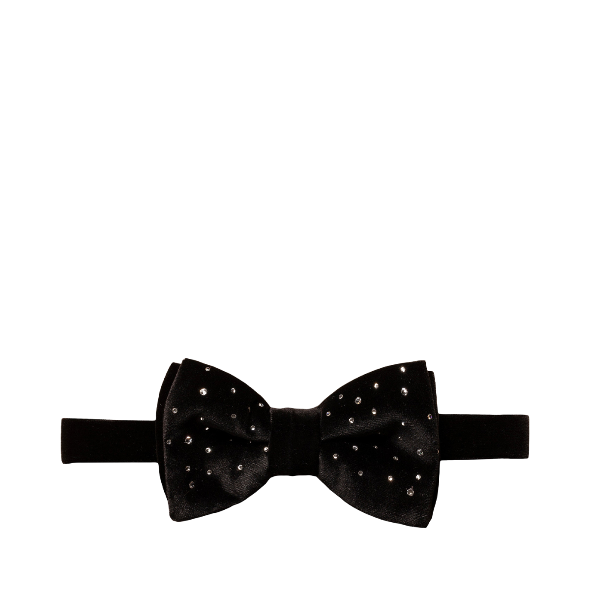 Bow Tie Swarovksi - Black