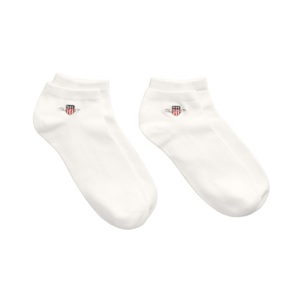 2-Pack Shield Ankle Socks - White