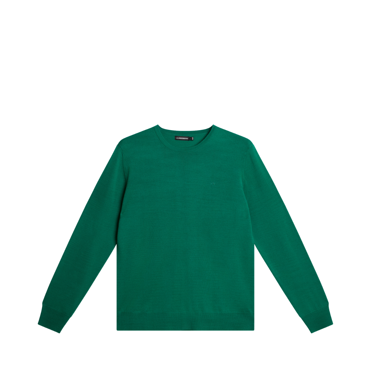 Keane Merino Crew Neck Sweater - Green