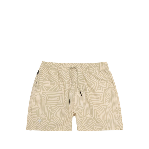 Cream Golconda Swim Shorts - Beige