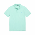 Custom Slim Fit Mesh Polo Shirt - Green