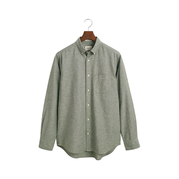 Cotton Linen Shirt - Green
