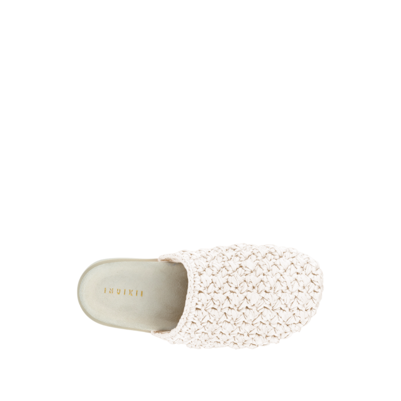 Knitted Clog - White