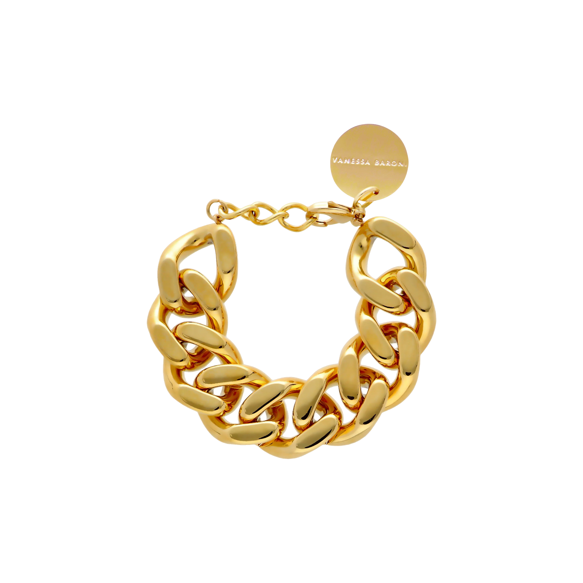 Flat Chain Bracelet - Gold