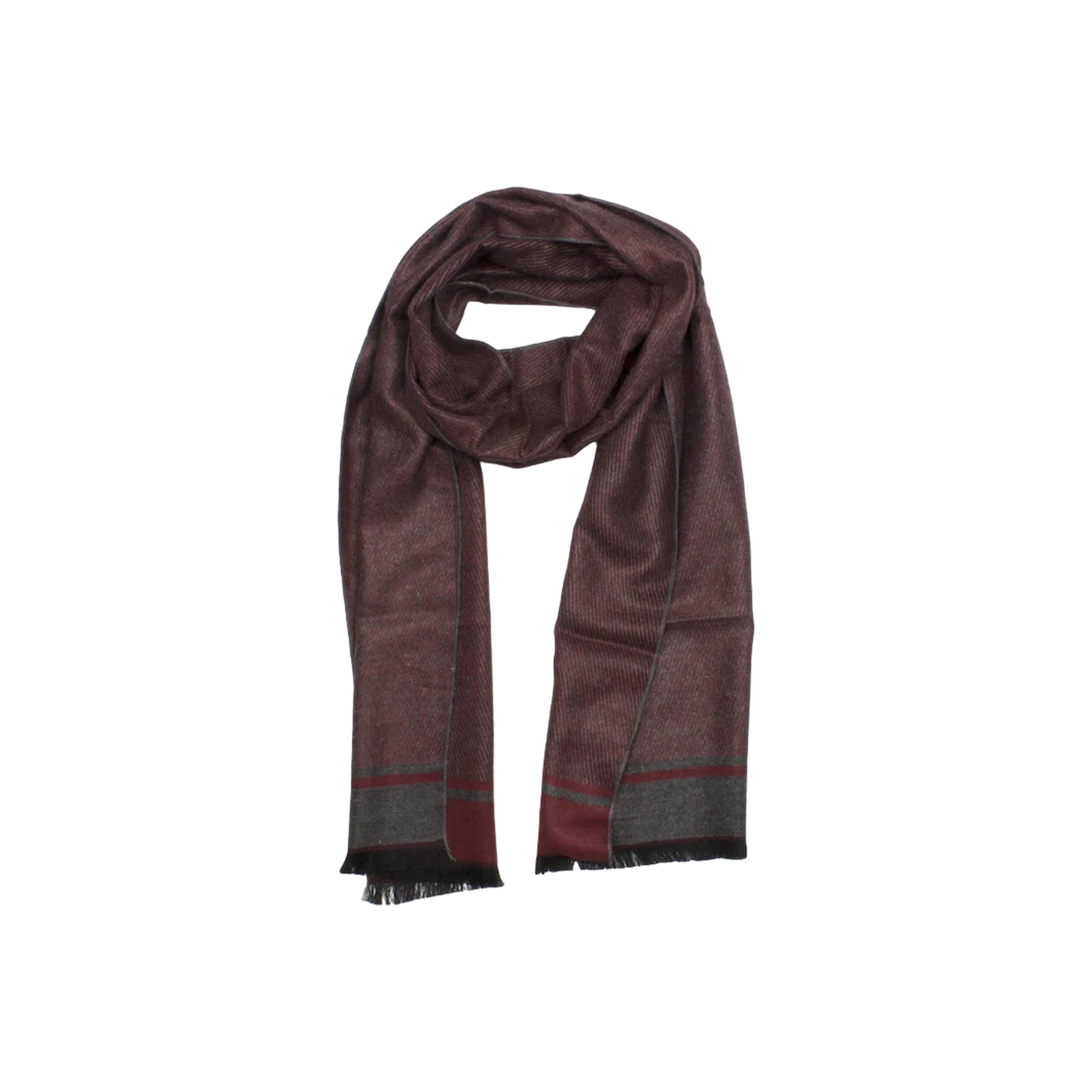 Leper Scarf - Burgundy