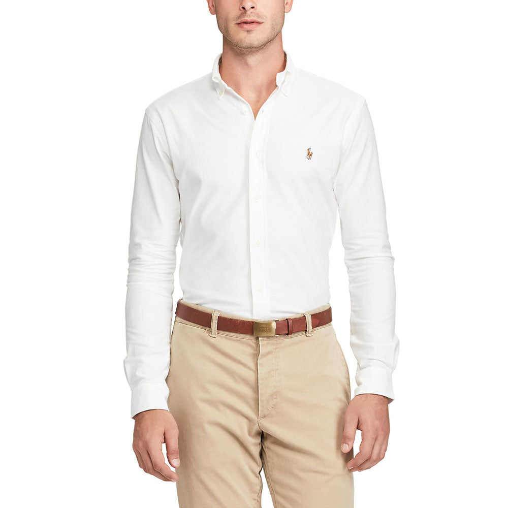 Slim Fit Oxford Shirt - White