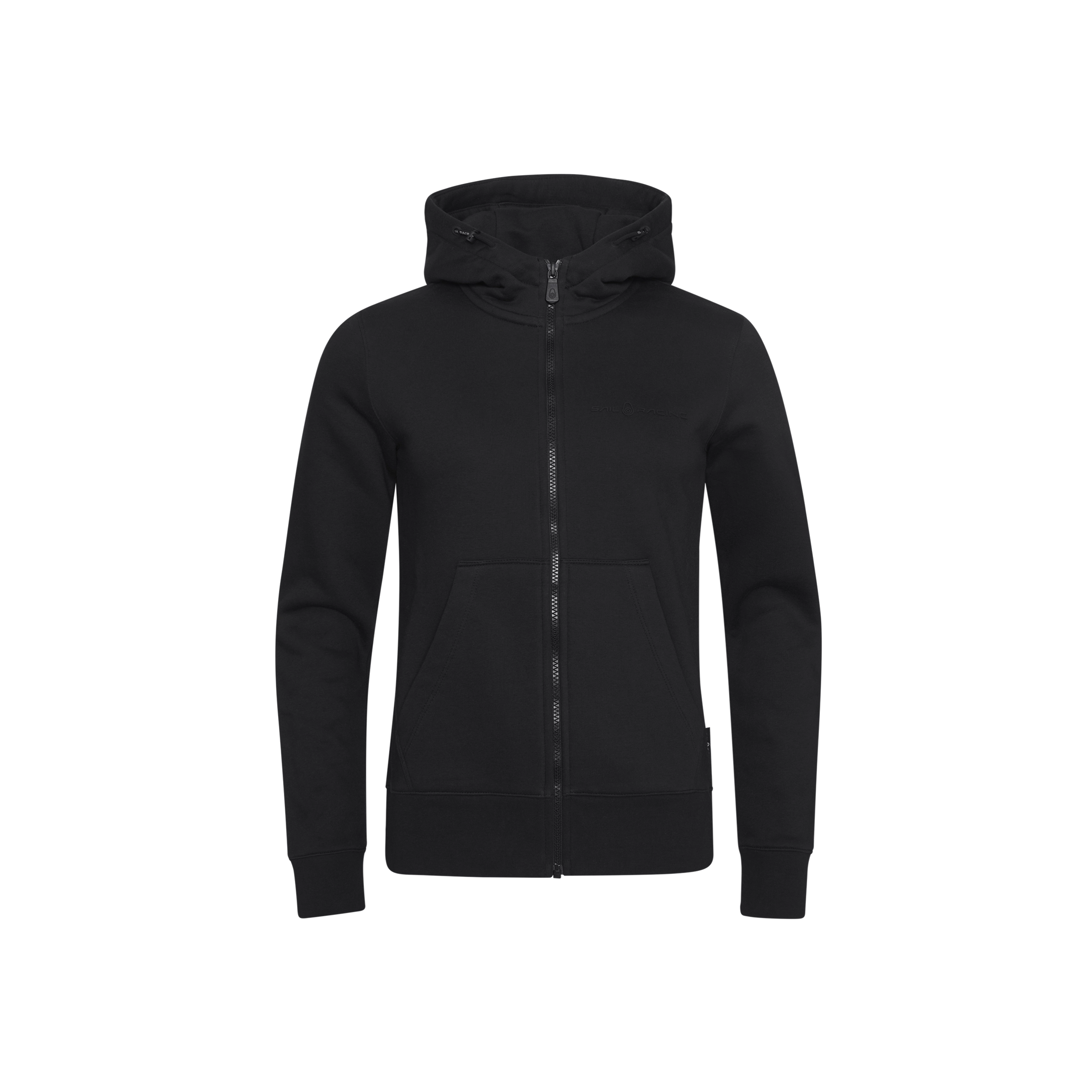 W Gale Logo Zip Hood - Black