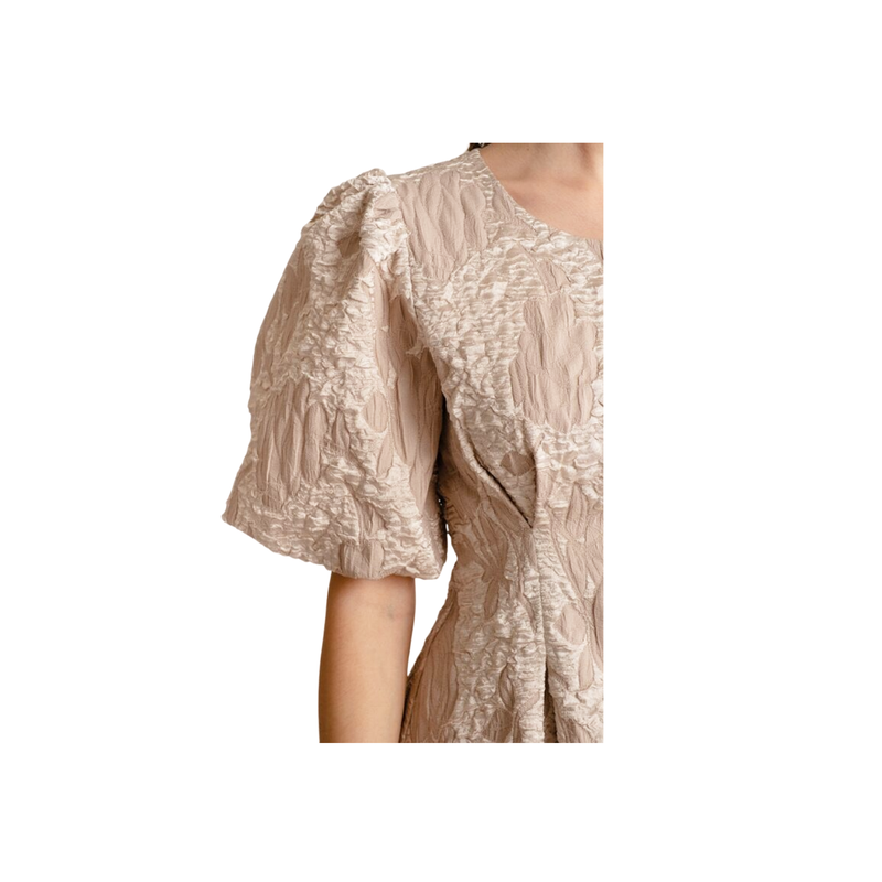 She Got It Dress - Beige