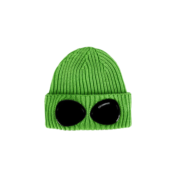 Extra Fine Merino Wool Goggle Beanie - Green