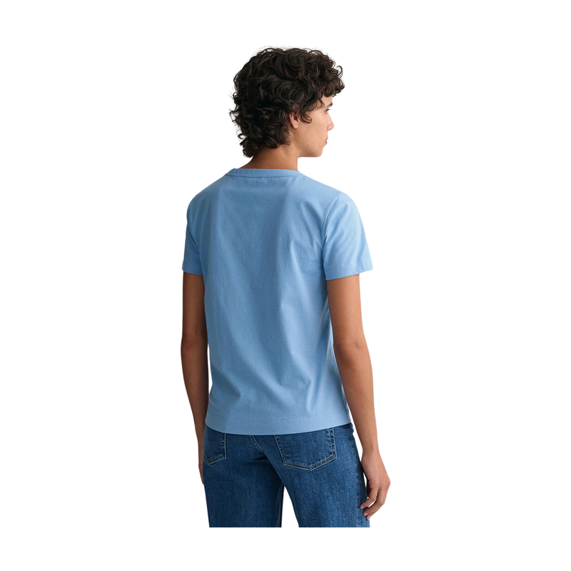 Original v-neck ss t-shirt - 414 GENTLE BLUE